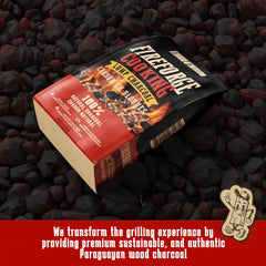 FireForge Cooking 100% Natural Lump Charcoal (8 KGS / 17.8 LBS)